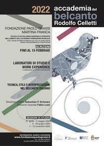 Accademia del Belcanto 'Rodolfo Celletti': esito audizioni cantanti 2022