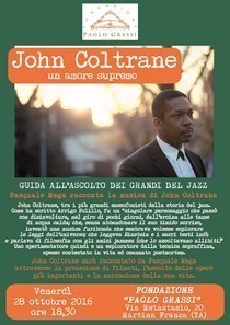 Pasquale Mega racconta J.Coltrane