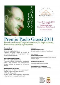 VIII Premio Paolo Grassi
