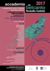 Accademia del Belcanto 'Rodolfo Celletti': aperte le iscrizioni per l'Anno Accademico 2017