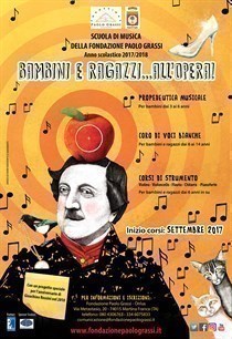 SCUOLA DI MUSICA DELLA FONDAZIONE PAOLO GRASSI – Anno scolastico 2017/2018
