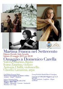 Concerto nella Sala dell’Arcadia a Palazzo Ducale