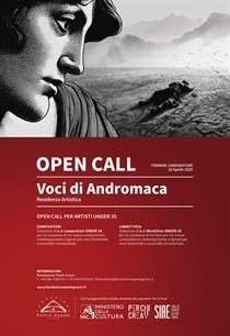 OPEN CALL: Residenza artistica per n. 3 compositori e n. 1 librettista – Progetto VOCI DI ANDROMACA realizzato con il sostegno del MiC e di SIAE nell’ambito del programma “PER CHI CREA”