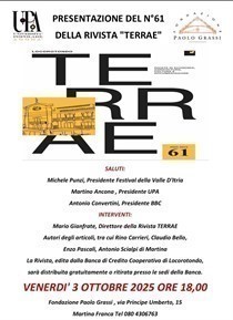 Presentazione Rivista “TERRAE”