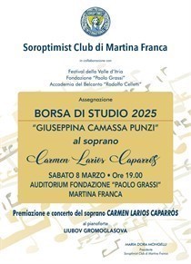 Borsa di studio Soroptimist 2025