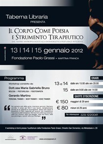 Workshop: il Corpo come poesia…