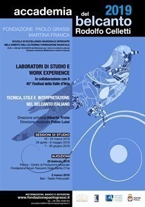 Accademia del Belcanto “Rodolfo Celletti”: esito audizioni cantanti 2019