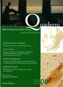 QUADERNI DELLA FONDAZIONE PAOLO GRASSI – numero 3