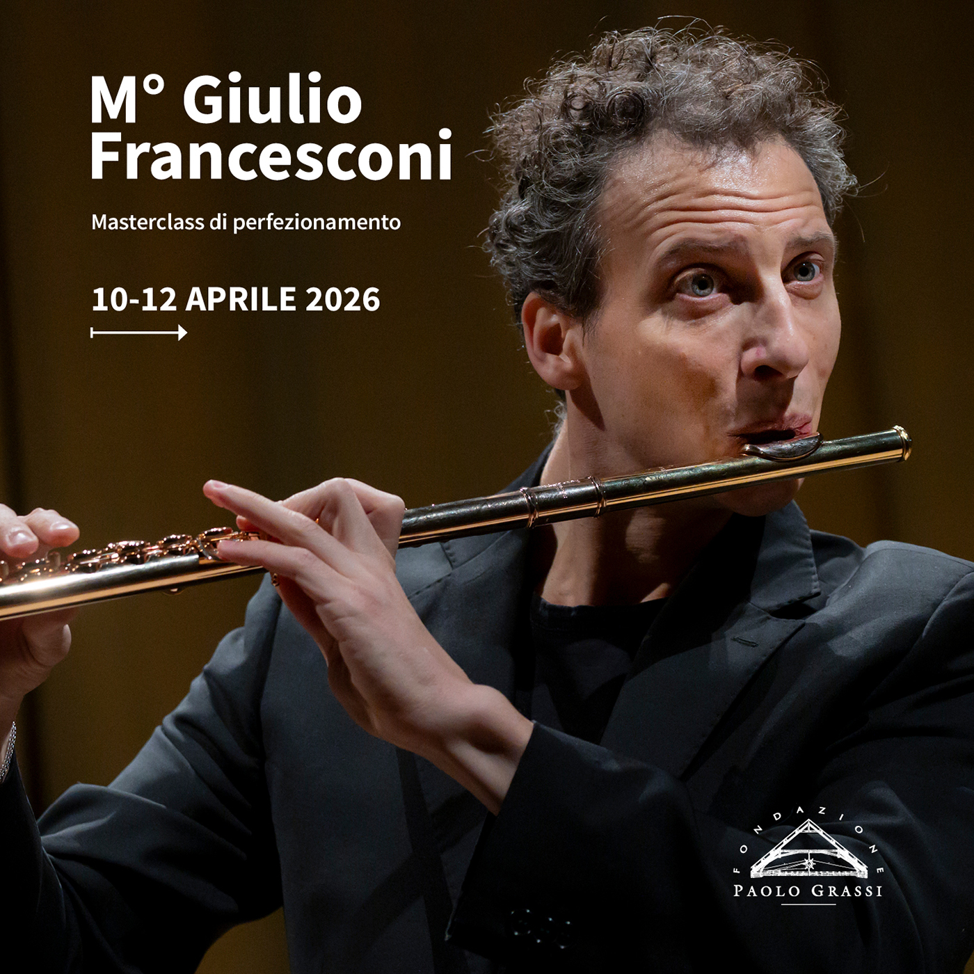 Masterclass di flauto con il M° Giulio Francesconi