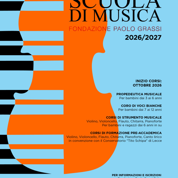 Scuola di musica: corsi di base e formazione preaccademica A. S. 2026/2027